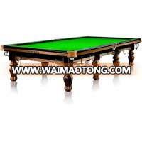 High Quality Billiard table, 12ft solid wood snooker table with 45mm slate