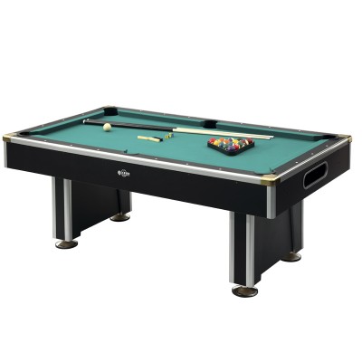 7 ft Indeformable MDF plafield billiard/pool table with good quality and warranty