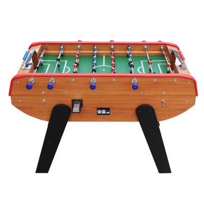 best selling french style adult indoor use wood coin operated baby foot soccer table