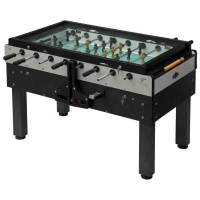 commerical or arcade use coin operated glass top kicker table soccer tables& foosball table