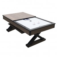 100x80mm Metal legs indoor use convertible air hockey table with 20mm thickness dining table top